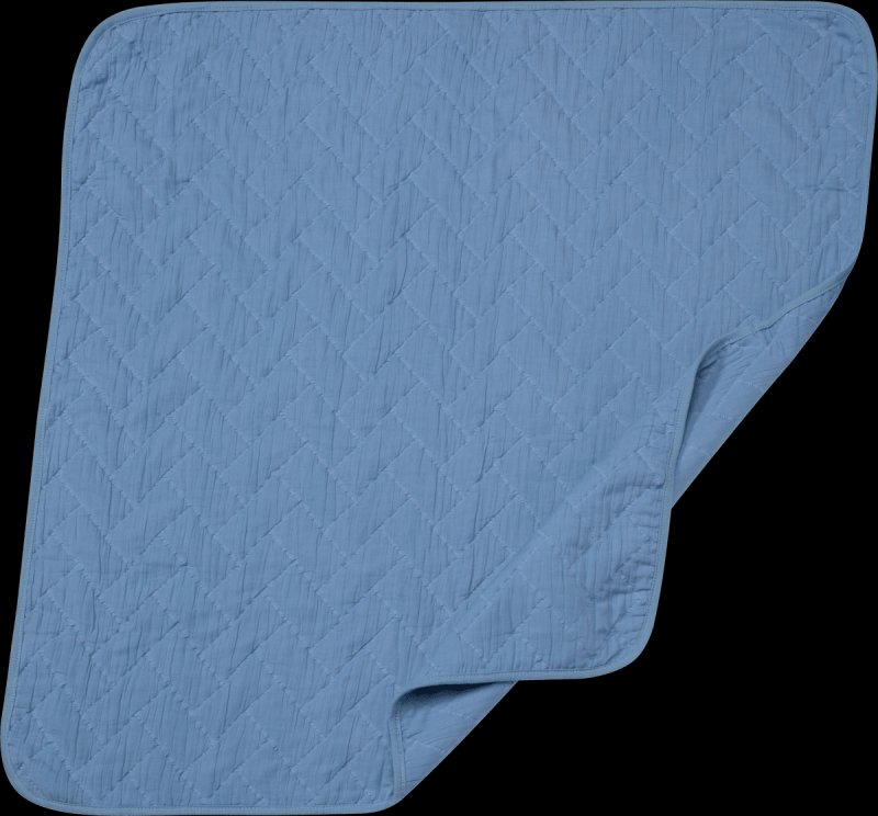 Детское одеяло 90 х 80 см из натурального хлопка синее 1 шт. ALANA